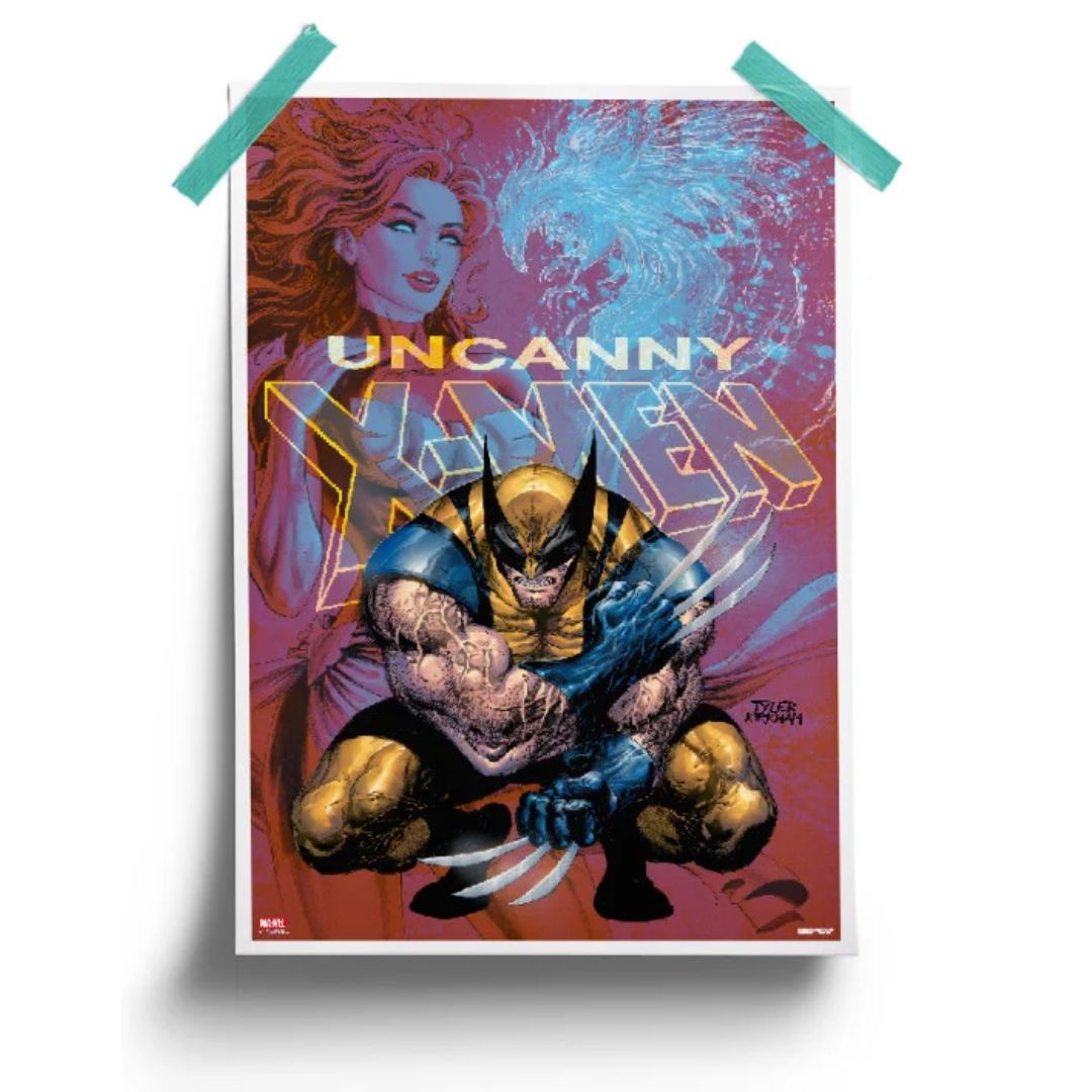 Uncanny X-Men - Marvel Official Poster -Redwolf - India - www.superherotoystore.com