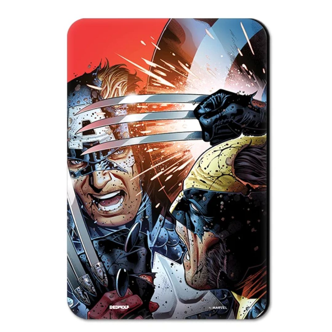 Wolverine Vs. Captain America - Marvel Official Fridge Magnet -Redwolf - India - www.superherotoystore.com