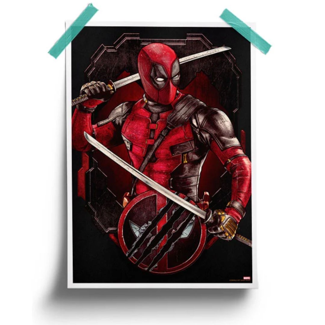 Masked Mercenary - Marvel Official Poster -Redwolf - India - www.superherotoystore.com