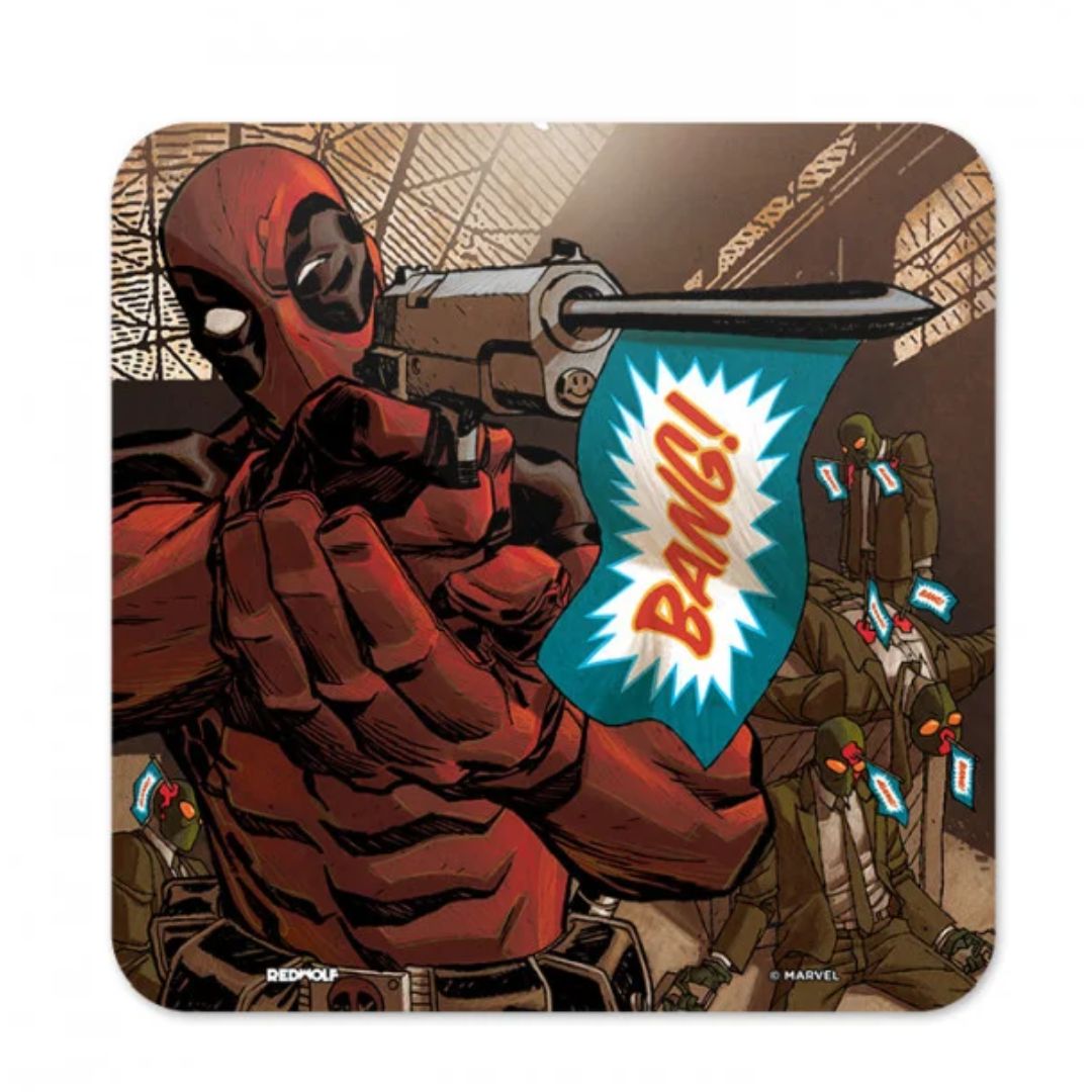 Bang! - Marvel Official Coaster -Redwolf - India - www.superherotoystore.com