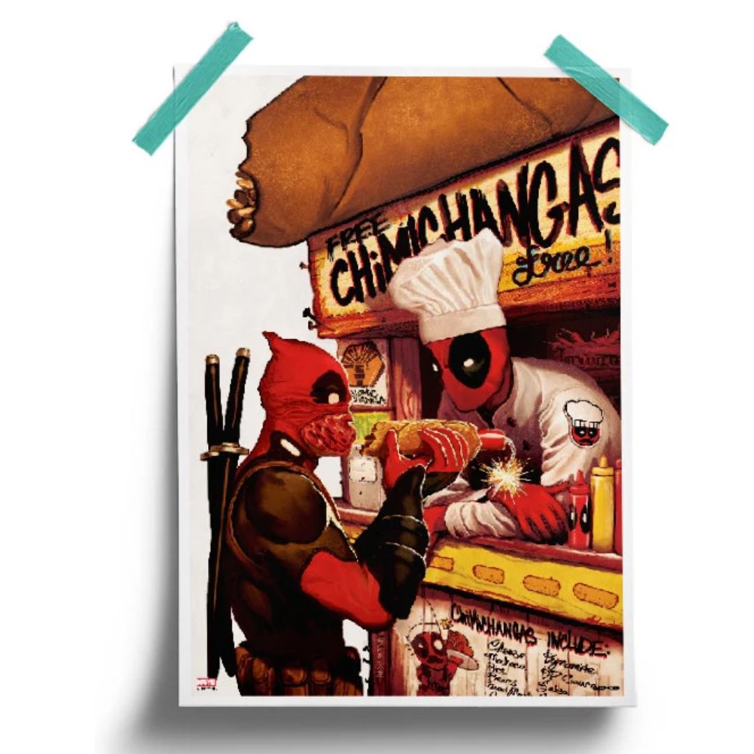 Hot Dog Food Truck - Marvel Official Poster -Redwolf - India - www.superherotoystore.com