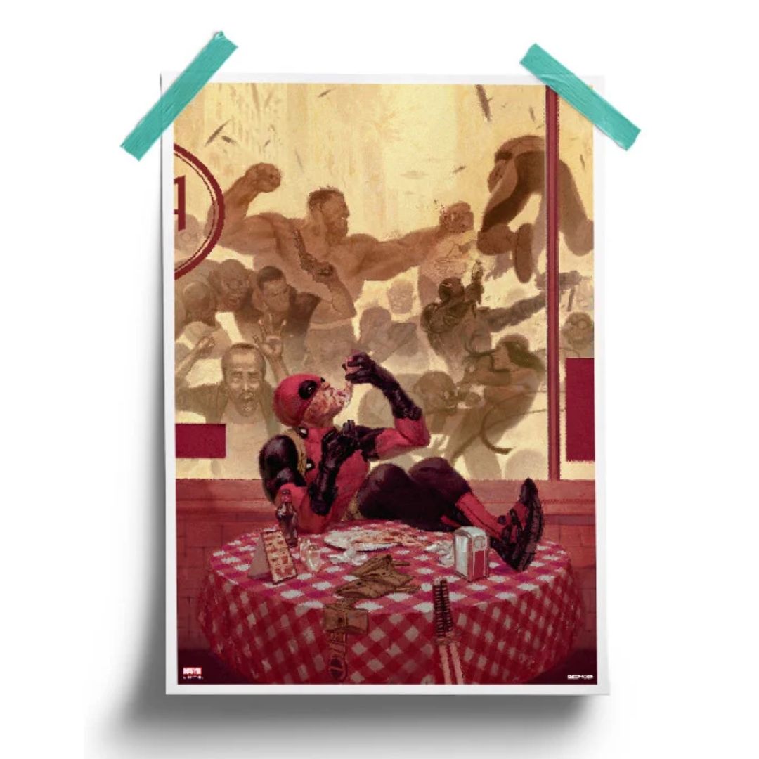 Deadpool Vs. Thunderbolts - Marvel Official Poster -Redwolf - India - www.superherotoystore.com