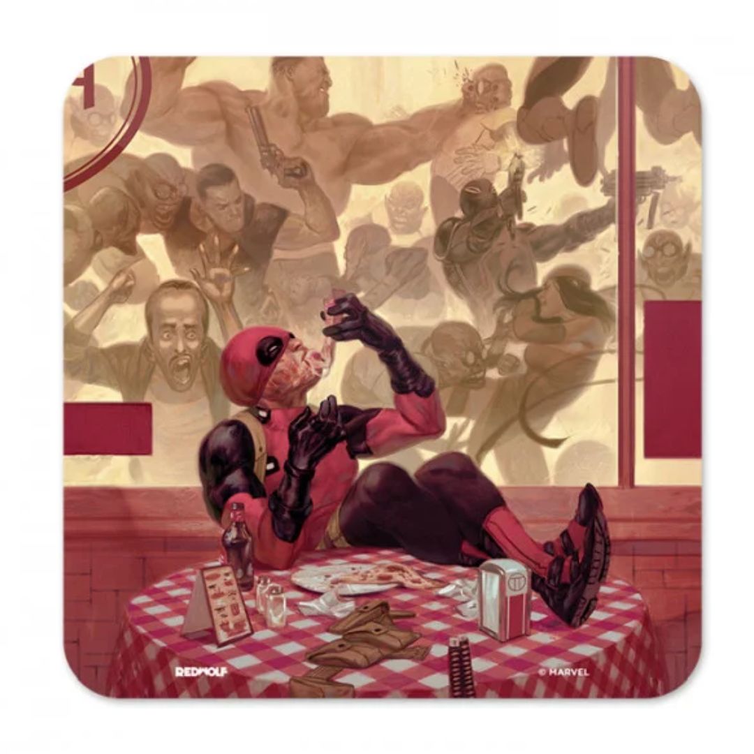 Deadpool Vs. Thunderbolts - Marvel Official Coaster -Redwolf - India - www.superherotoystore.com