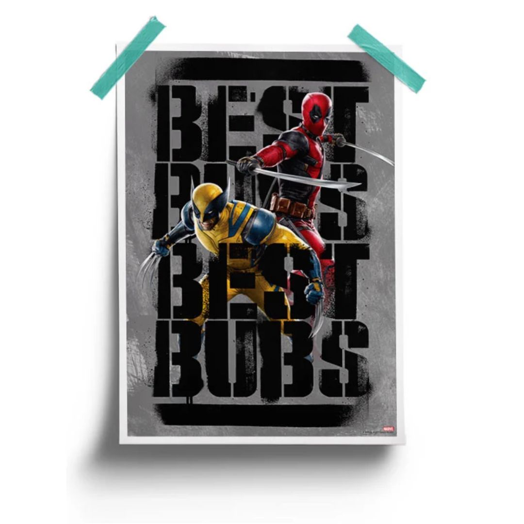 Best Bubs - Marvel Official Poster -Redwolf - India - www.superherotoystore.com