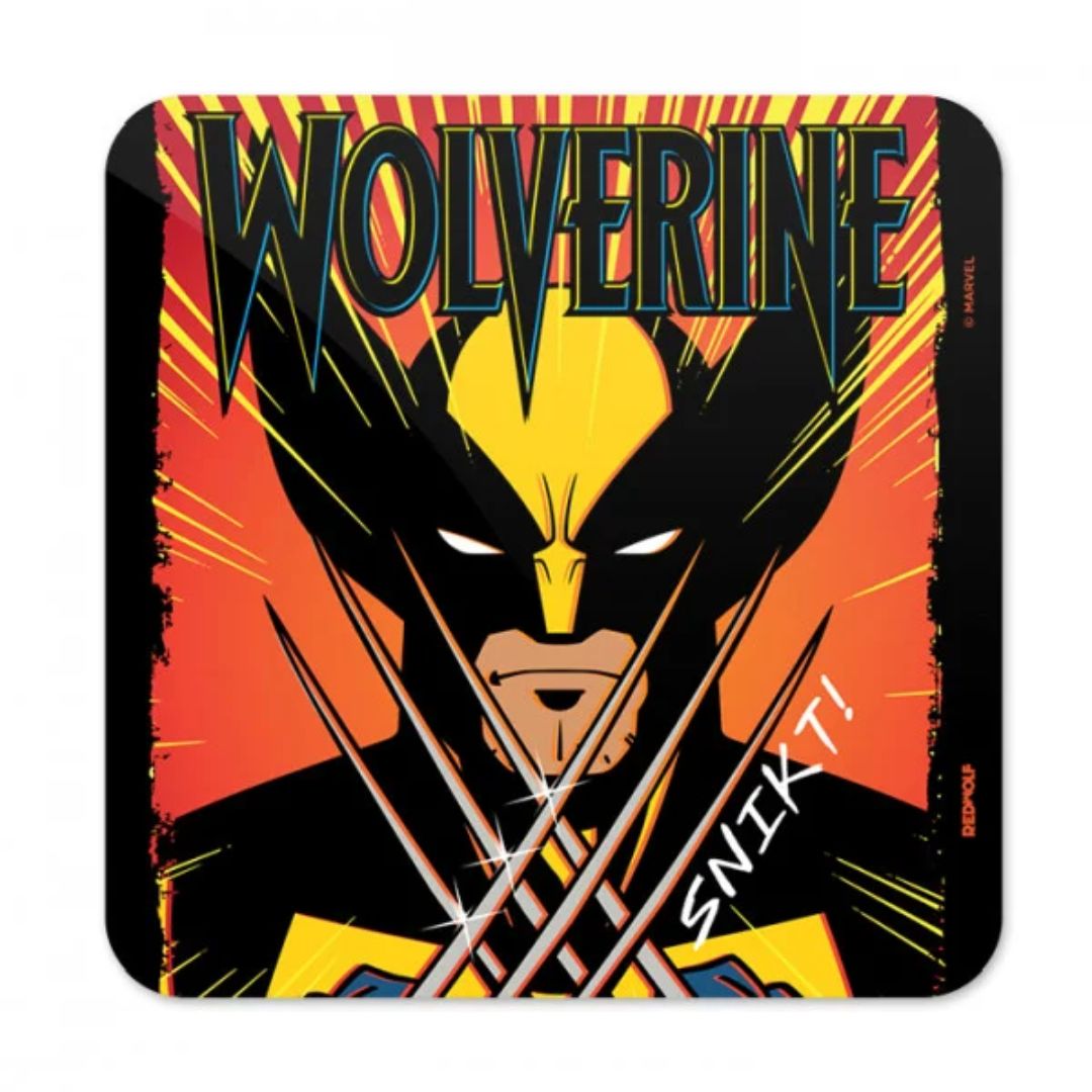 X-Men &#39;97: Wolverine - Marvel Official Coaster -Redwolf - India - www.superherotoystore.com