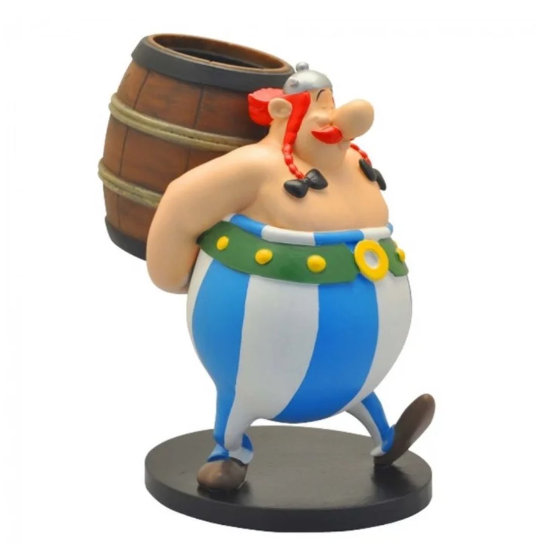 Asterix - Obelix With His Barrel Statue By Plastoy -Plastoy - India - www.superherotoystore.com