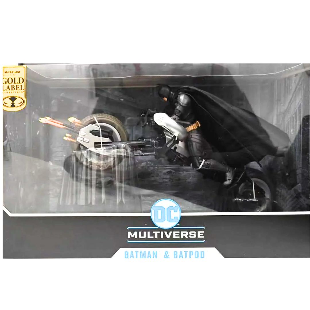 Batpod With Batman (The Dark Knight)DC Multiverse By Mcfarlane Toys -McFarlane Toys - India - www.superherotoystore.com