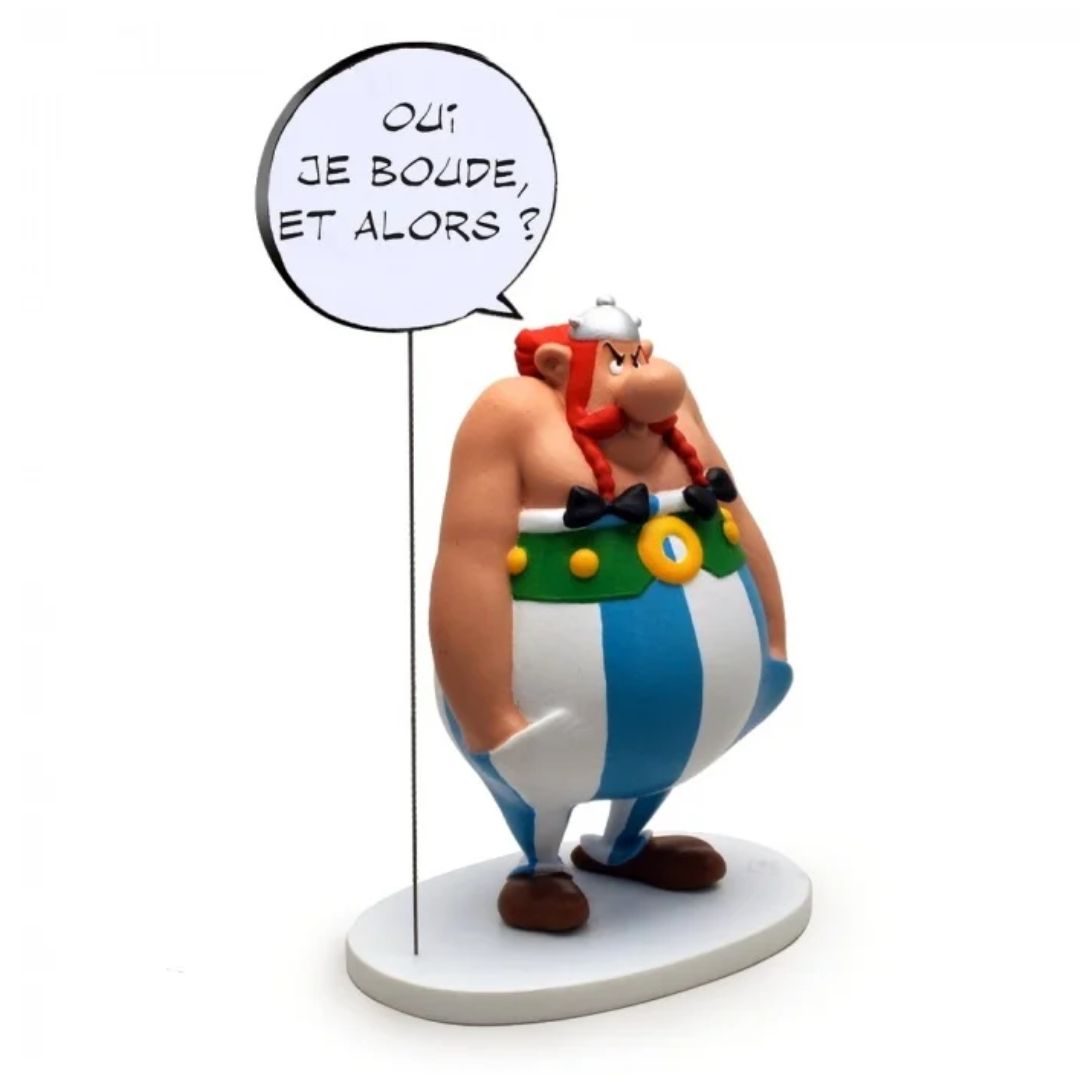 Asterix - Obelix &quot;Yes I Sulk And Then&quot; Statue By Plastoy -Plastoy - India - www.superherotoystore.com