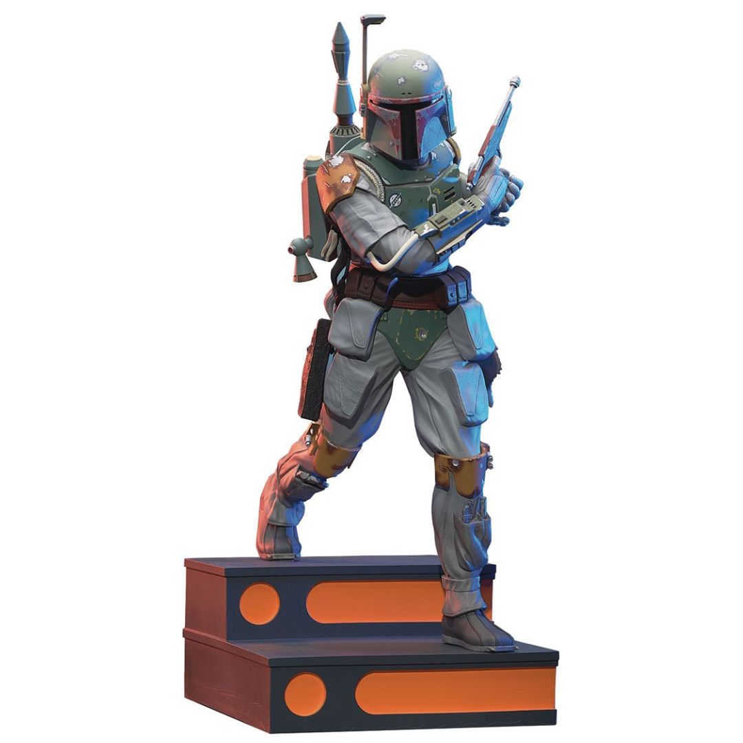 Star Wars: The Empire Strikes Back Boba Fett Milestones statue By Diamond Gallery -Diamond Gallery - India - www.superherotoystore.com