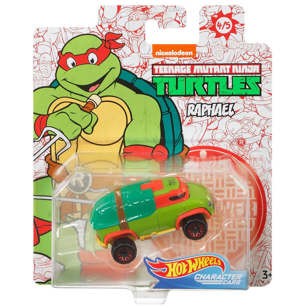 Teenage Mutant Ninja Turtles Raphael 1:64 Scale Die-Cast Car by Hot Wheels -Hot Wheels - India - www.superherotoystore.com