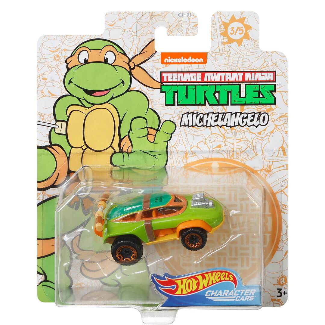 Teenage Mutant Ninja Turtles Michelangelo 1:64 Scale Die-Cast Car by Hot Wheels -Hot Wheels - India - www.superherotoystore.com