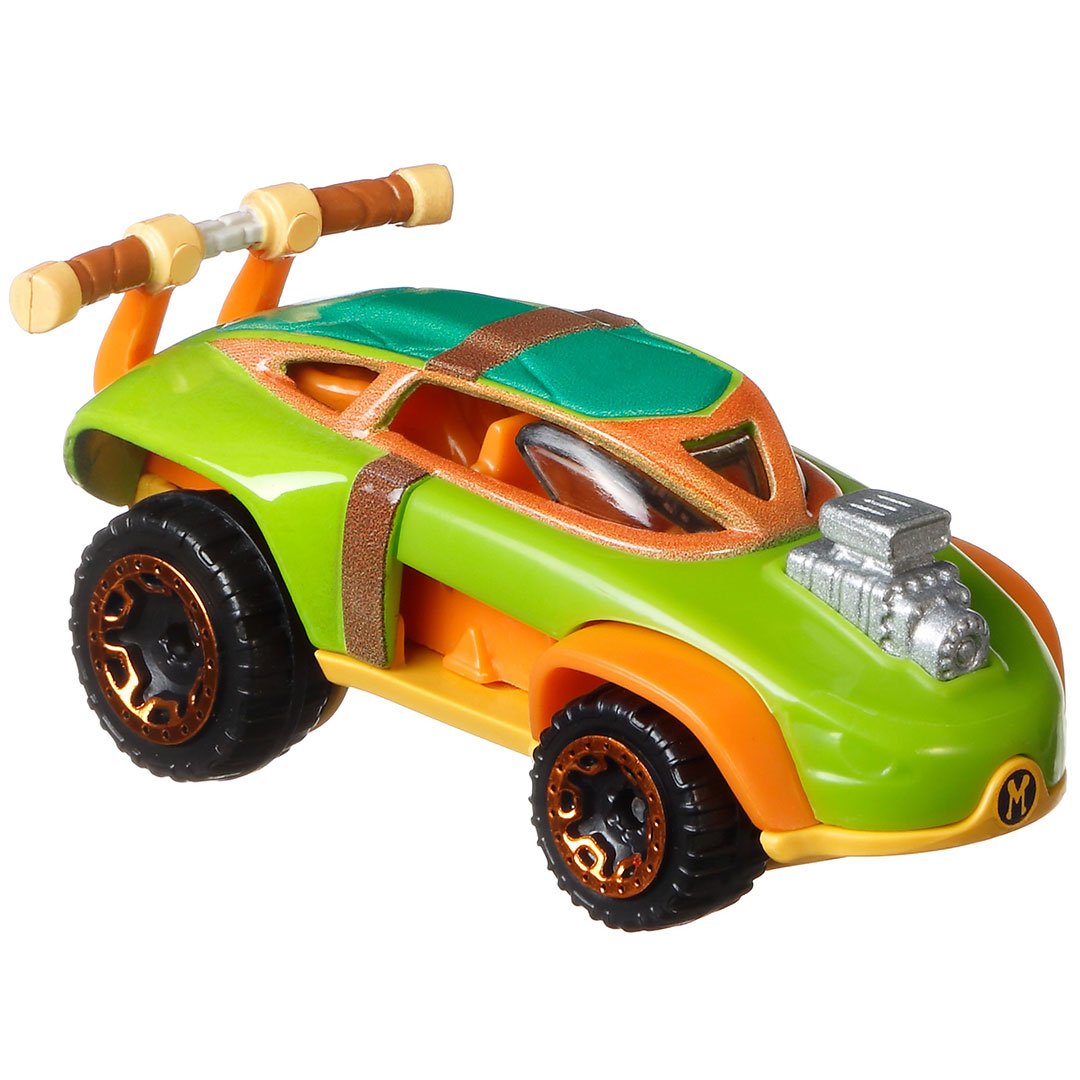 Teenage Mutant Ninja Turtles Michelangelo 1:64 Scale Die-Cast Car by Hot Wheels -Hot Wheels - India - www.superherotoystore.com