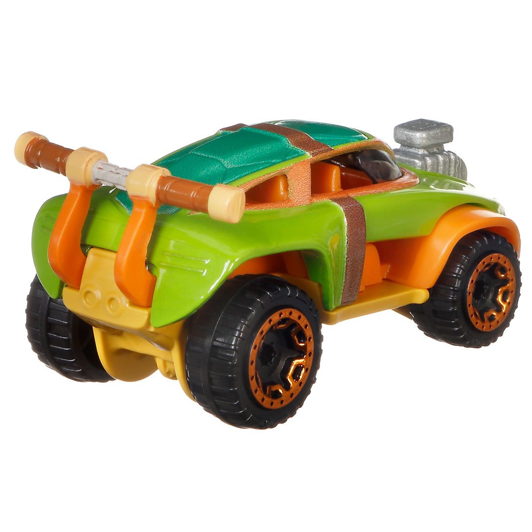 Teenage Mutant Ninja Turtles Michelangelo 1:64 Scale Die-Cast Car by Hot Wheels -Hot Wheels - India - www.superherotoystore.com