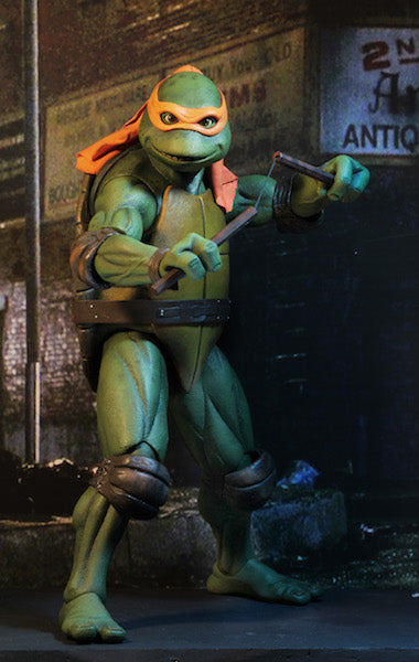 Teenage Mutant Ninja Turtles (Movie) Michelangelo 1/4th Scale Figure by Neca -NECA - India - www.superherotoystore.com