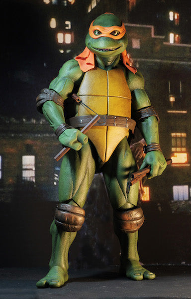 Teenage Mutant Ninja Turtles (Movie) Michelangelo 1/4th Scale Figure by Neca -NECA - India - www.superherotoystore.com