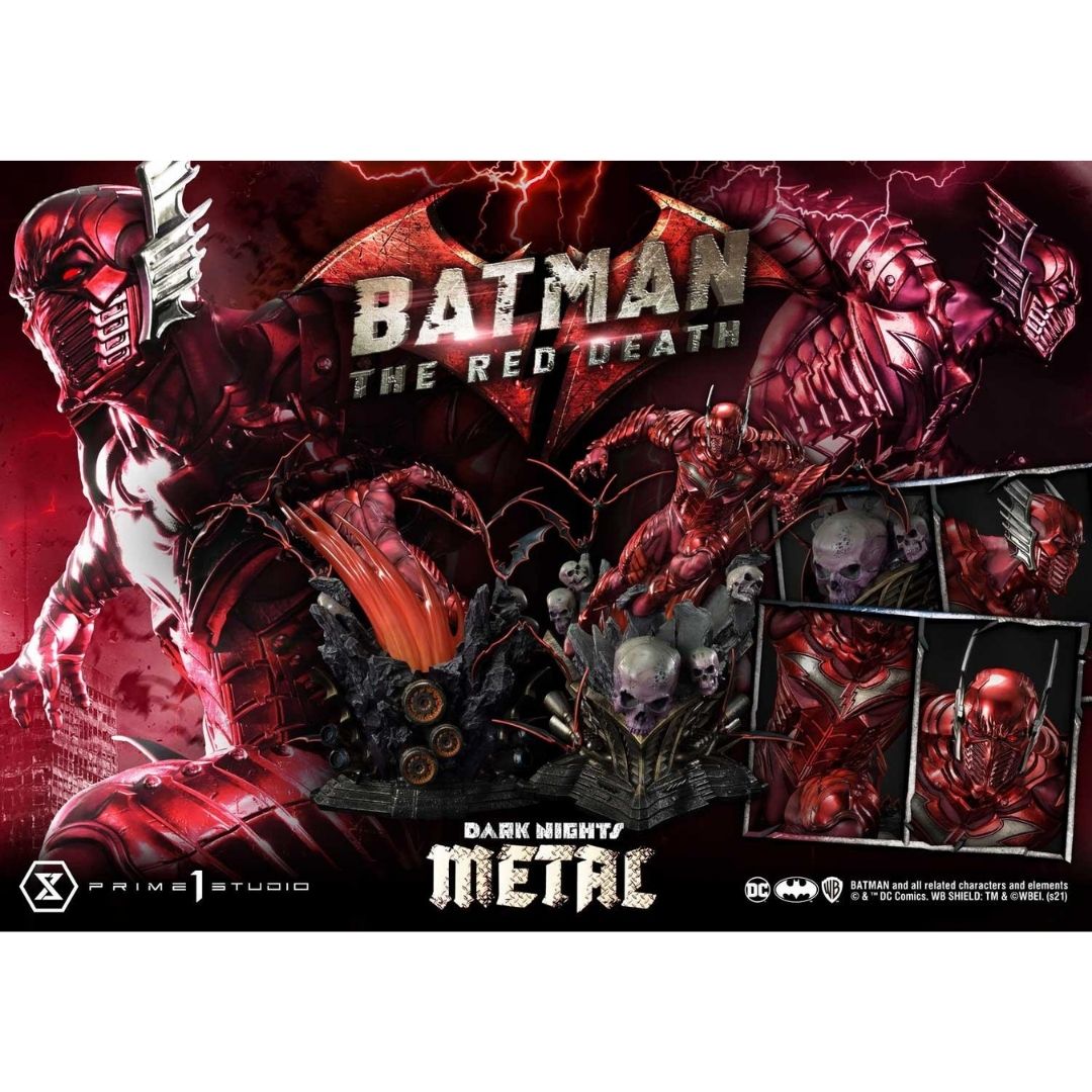 Dark Nights Metal Batman The Red Death Statue by Prime 1 Studios Now  @Superherotoystore