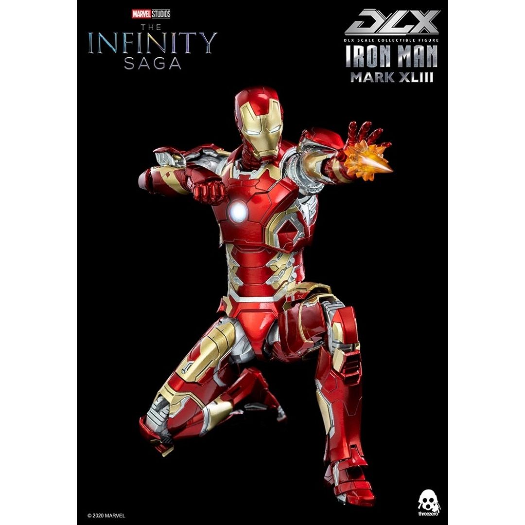 Avengers: Infinity Saga Iron Man Mark 43 1:12th Scale Collectible Figure by ThreeZero -ThreeZero - India - www.superherotoystore.com