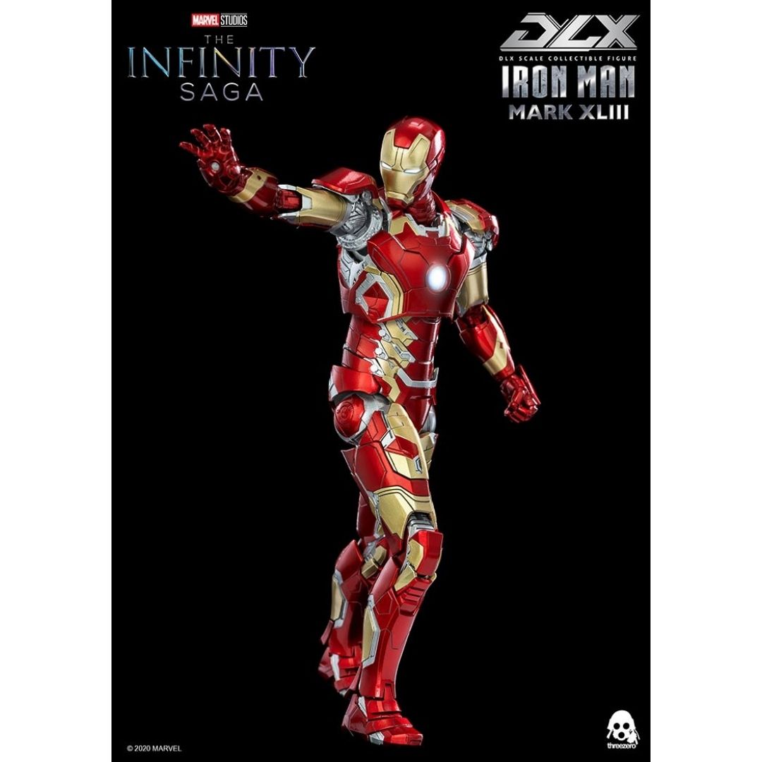 Avengers: Infinity Saga Iron Man Mark 43 1:12th Scale Collectible Figure by ThreeZero -ThreeZero - India - www.superherotoystore.com