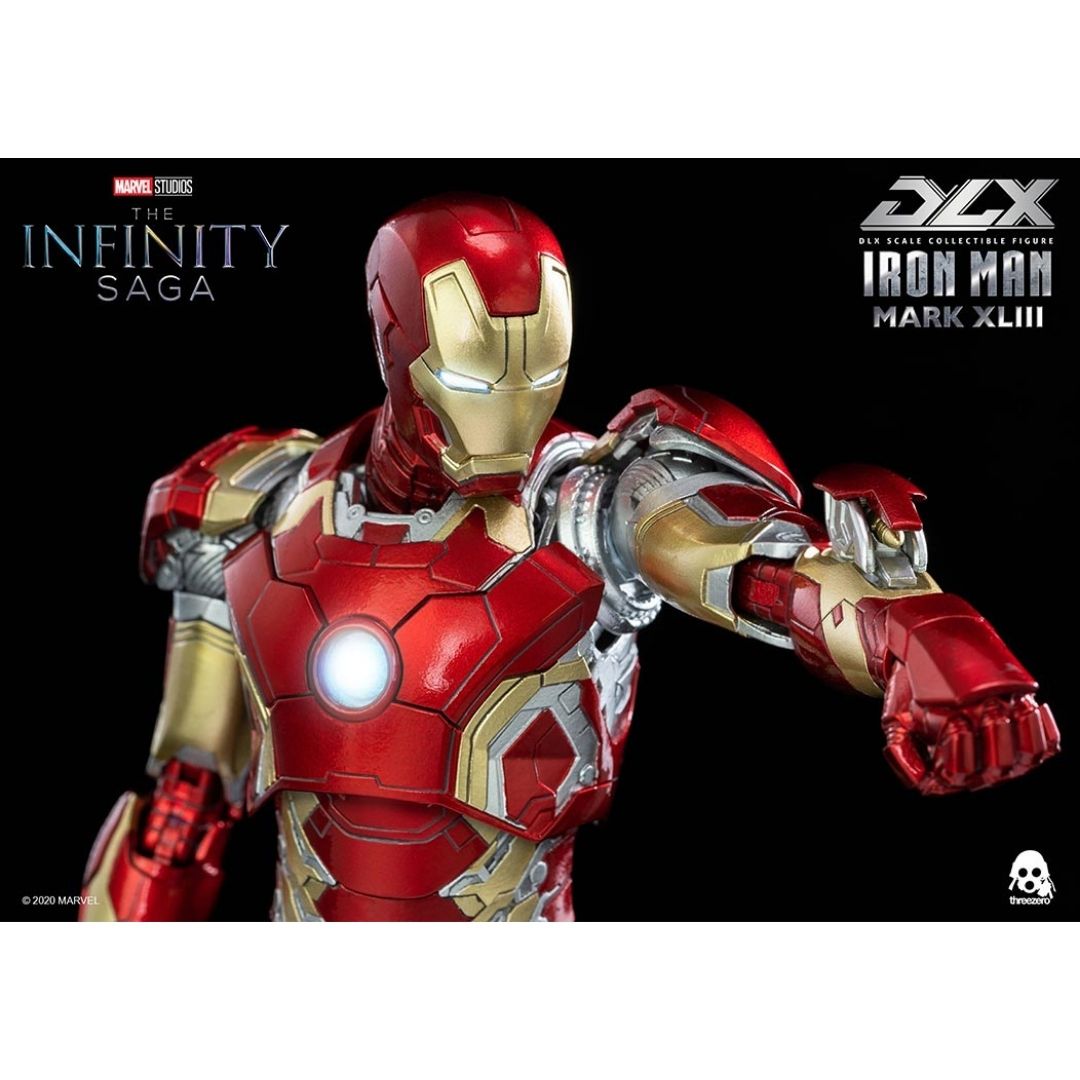 Avengers: Infinity Saga Iron Man Mark 43 1:12th Scale Collectible Figure by ThreeZero -ThreeZero - India - www.superherotoystore.com