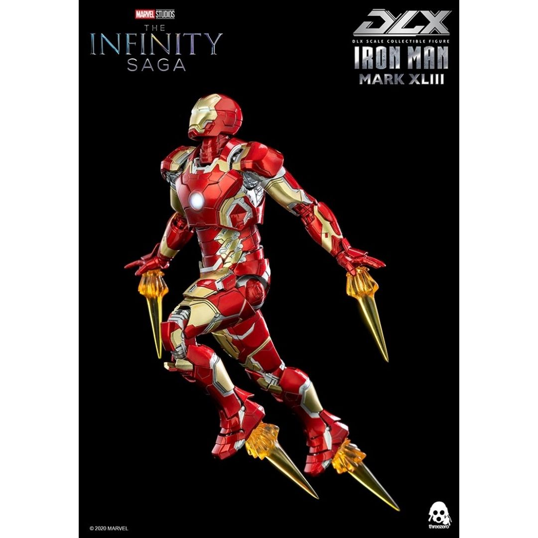 Avengers: Infinity Saga Iron Man Mark 43 1:12th Scale Collectible Figure by ThreeZero -ThreeZero - India - www.superherotoystore.com