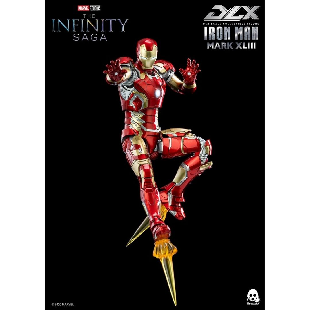 Avengers: Infinity Saga Iron Man Mark 43 1:12th Scale Collectible Figure by ThreeZero -ThreeZero - India - www.superherotoystore.com