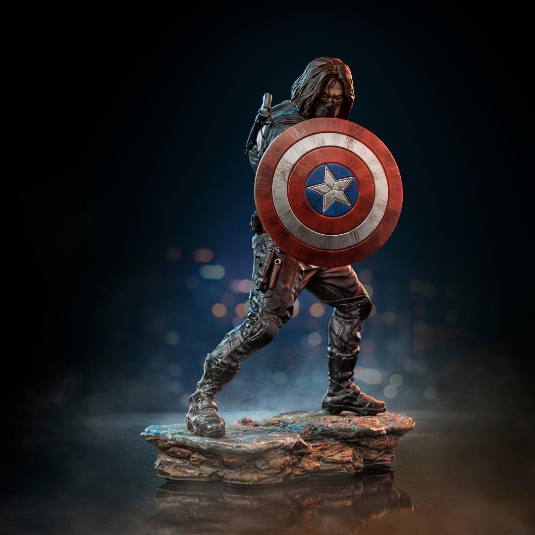 Winter Soldier Marvel Studios Infinity Saga BDS Art Scale 1/10 Statue by Iron Studios -Iron Studios - India - www.superherotoystore.com