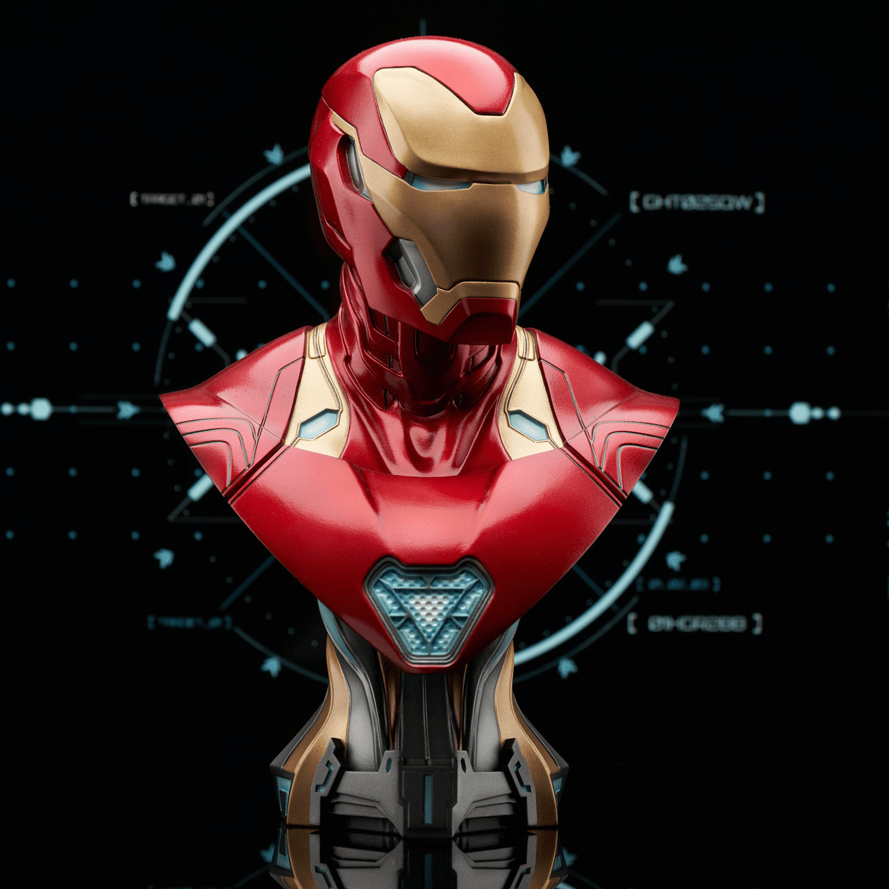 Avengers Iron Man Mark 50 Marvel Legends in 3D 1:2 Bust by Diamond Sel
