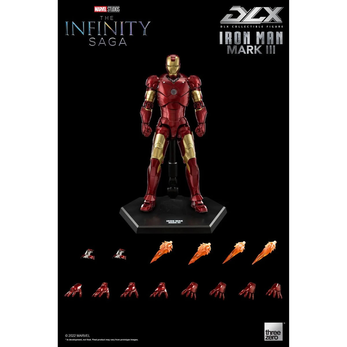 Iron Man Mark 3 Marvel The Infinity Saga DLX by Threezero -ThreeZero - India - www.superherotoystore.com