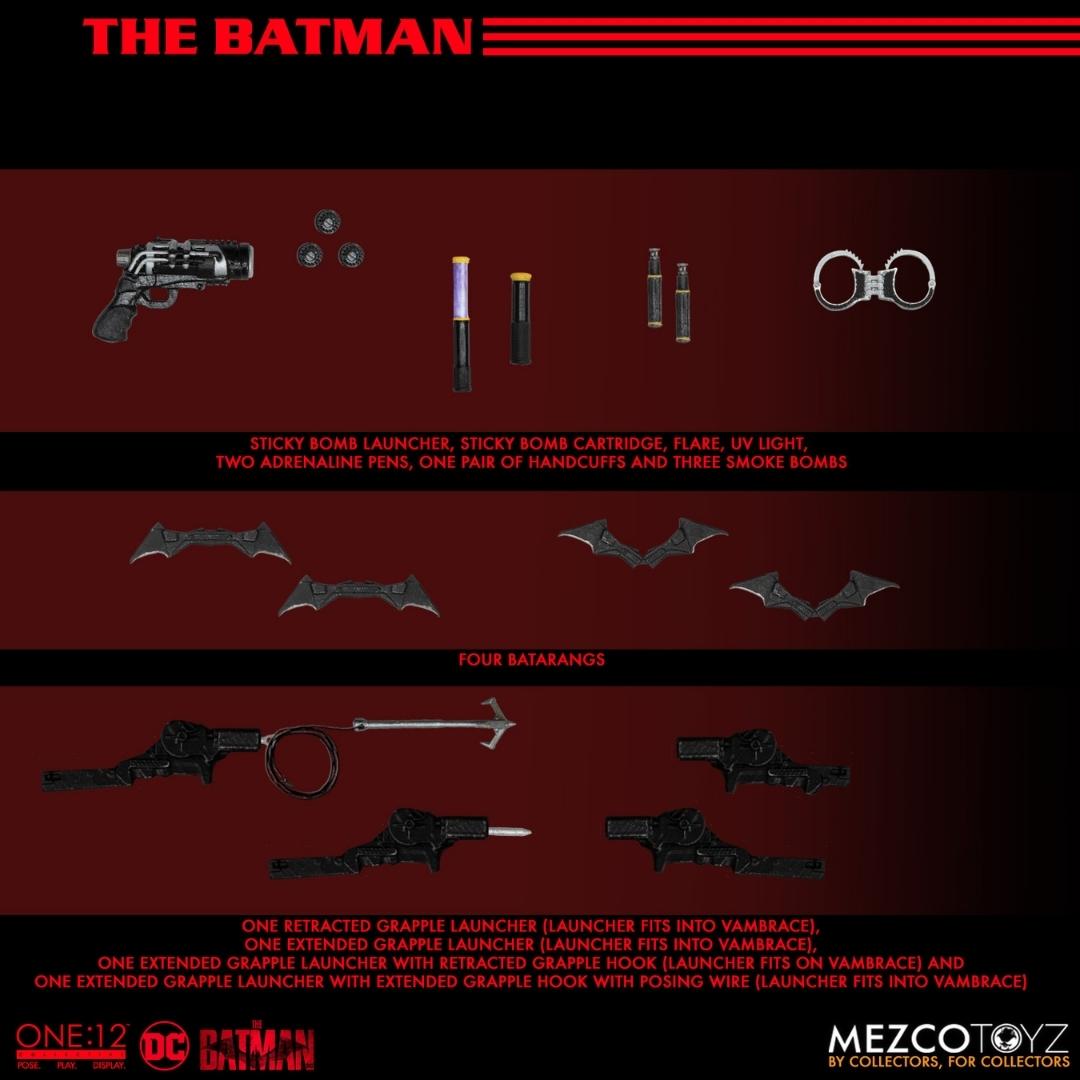 The Batman (2022) One:12 Action Figure by Mezco Toys -Mezco Toys - India - www.superherotoystore.com