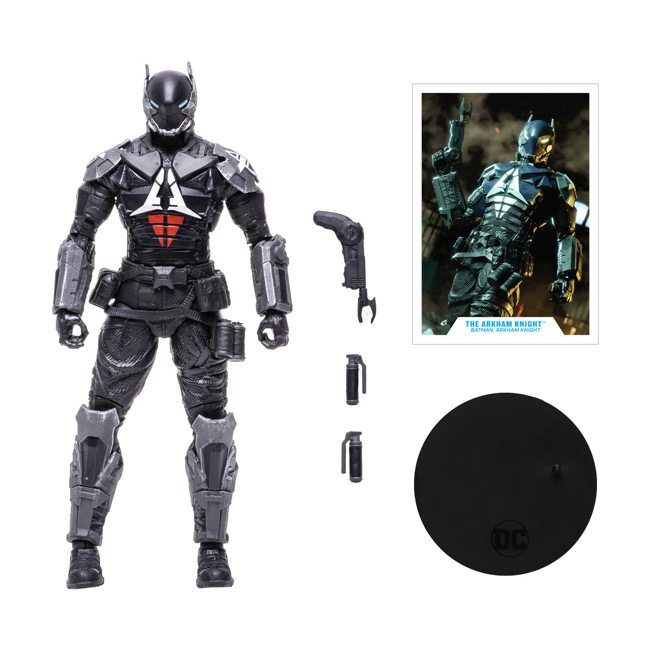 DC Comics Arkham Knight Figure By Mcfarlane Toys (Damaged Box) -Superherotoystore.com - India - www.superherotoystore.com