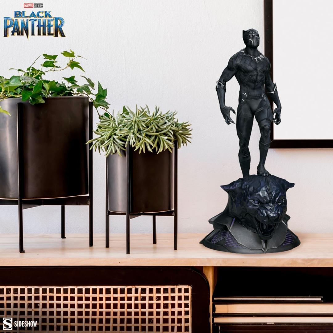 Premium Format : Black Panther Marvel Premium Format 1/4 Statue by Sideshow  Collectibles