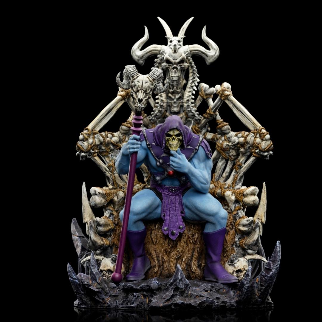 Skeletor on throne Deluxe 1/10 Art Scale by Iron Studios -Iron Studios - India - www.superherotoystore.com