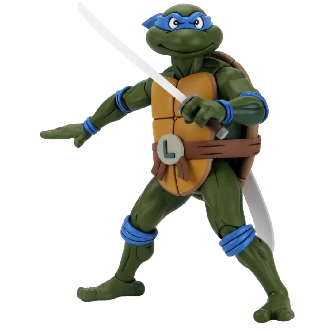 Teenage Mutant Ninja Turtles Cartoon 1/4th Scale Leonardo Collectible by NECA -NECA - India - www.superherotoystore.com