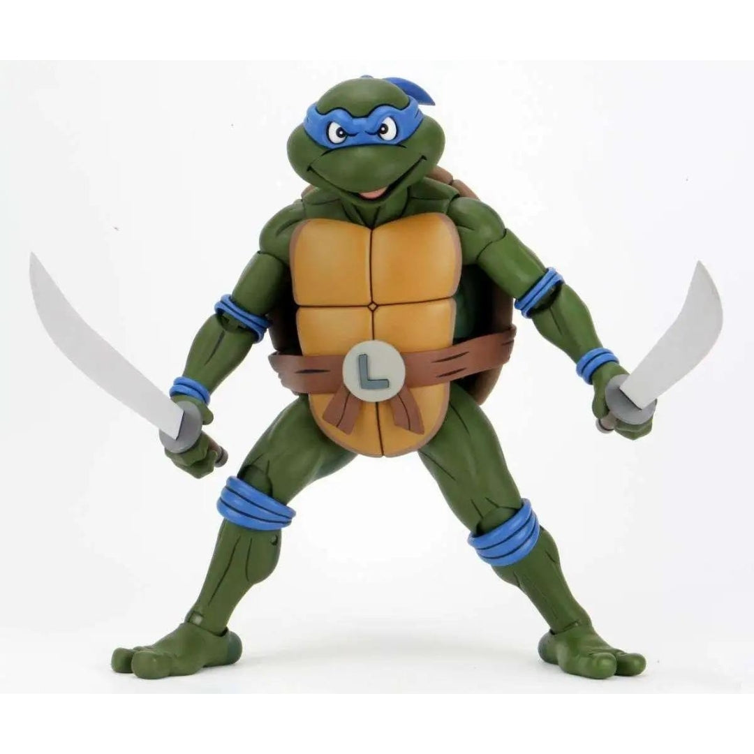 Teenage Mutant Ninja Turtles Cartoon 1/4th Scale Leonardo Collectible by NECA -NECA - India - www.superherotoystore.com