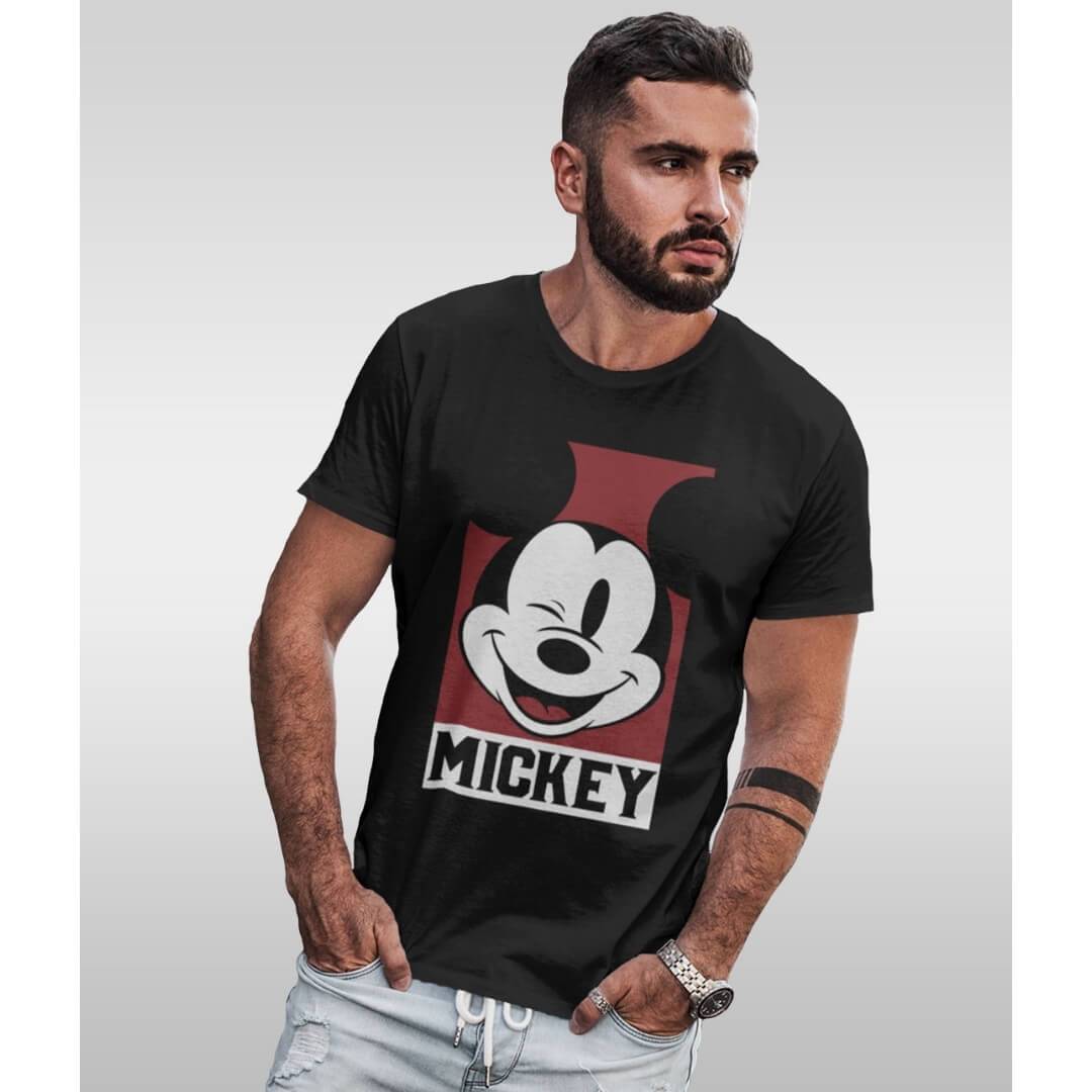 Mickey mouse t shirt mens clearance india