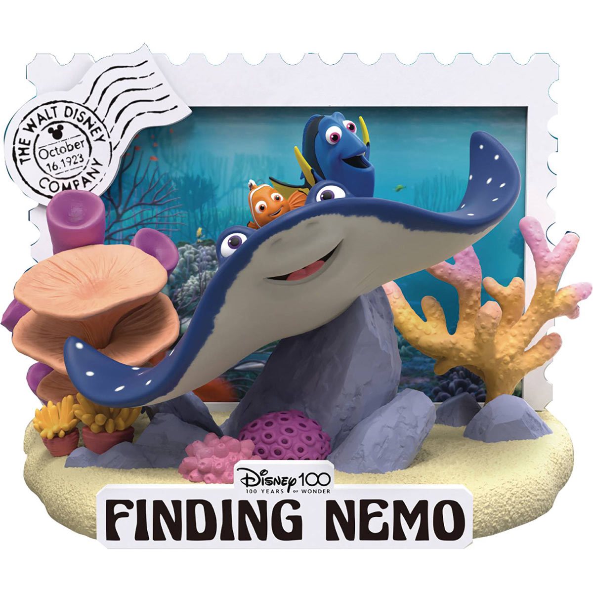 RARE DISNEY EXCLUSIVE FINDING NEMO & FRIENDS FISH FIGURINE SCULPTURE  DIORAMA 