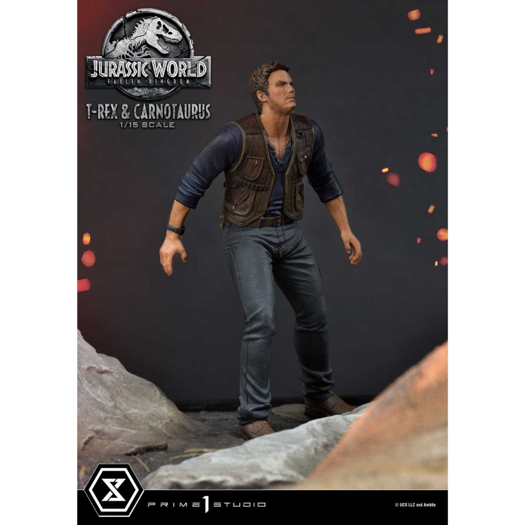 Statue en PVC 1/38 Prime 1 Studio Carnotaurus Jurassic World Fallen Kingdom  – geekkollector