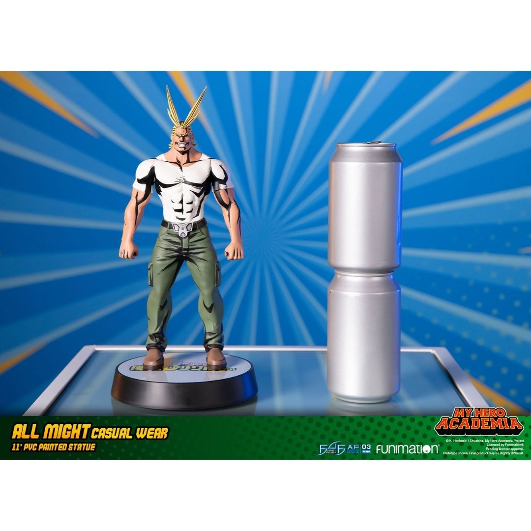 My Hero Academia: All Might Casual Wear PVC Statue by First4 Figures -First 4 Figures - India - www.superherotoystore.com