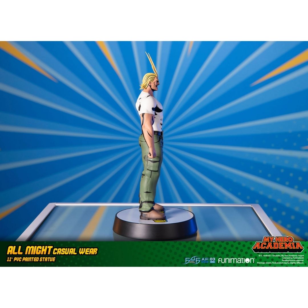 My Hero Academia: All Might Casual Wear PVC Statue by First4 Figures -First 4 Figures - India - www.superherotoystore.com