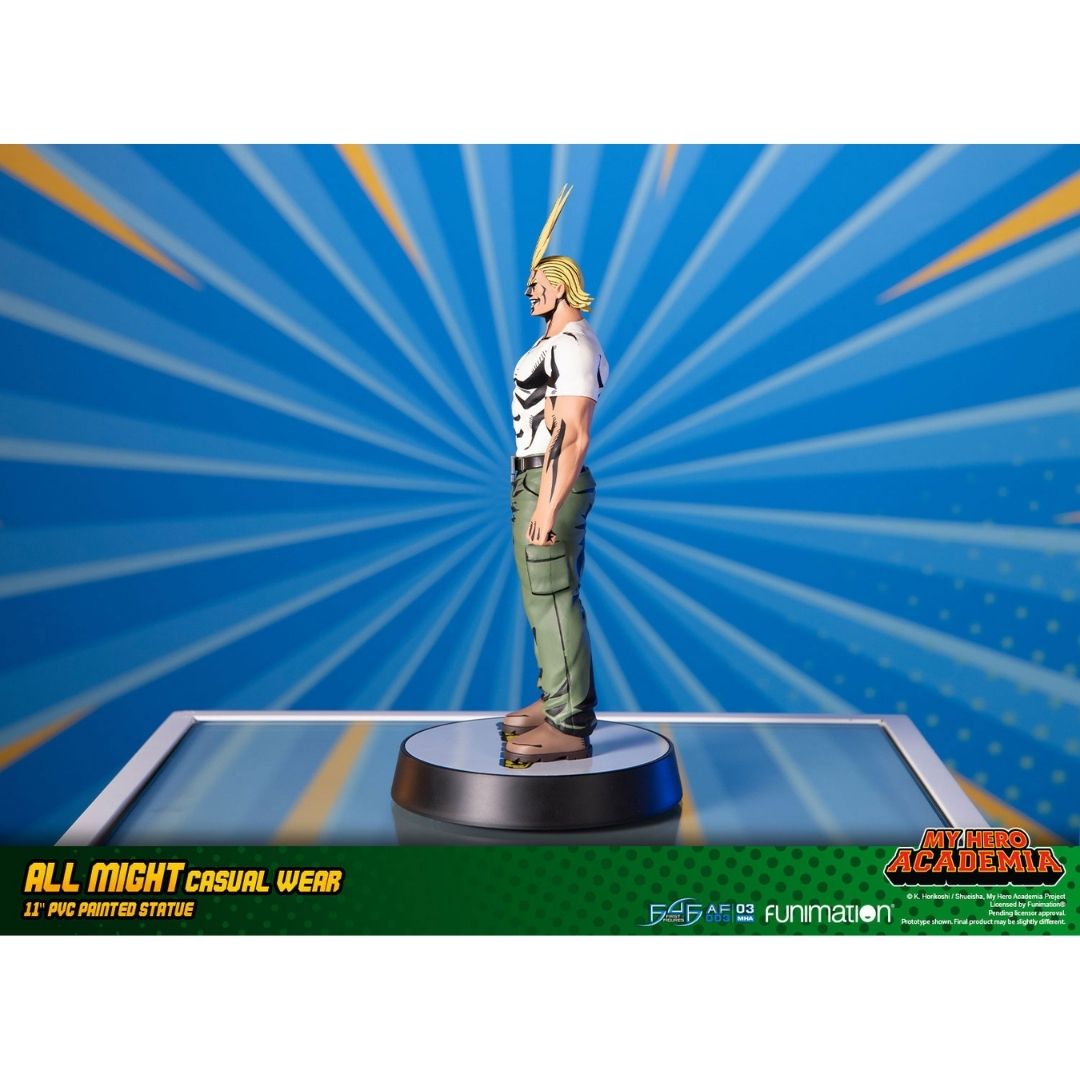 My Hero Academia: All Might Casual Wear PVC Statue by First4 Figures -First 4 Figures - India - www.superherotoystore.com