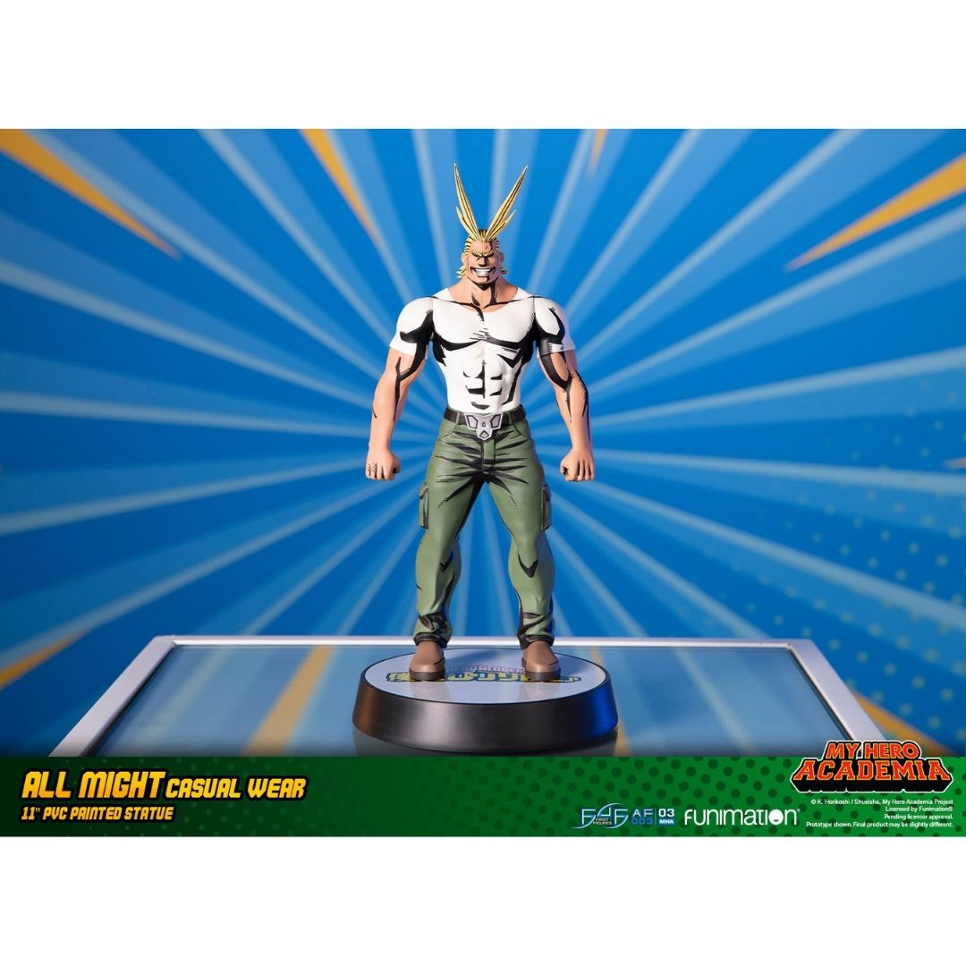 My Hero Academia: All Might Casual Wear PVC Statue by First4 Figures -First 4 Figures - India - www.superherotoystore.com