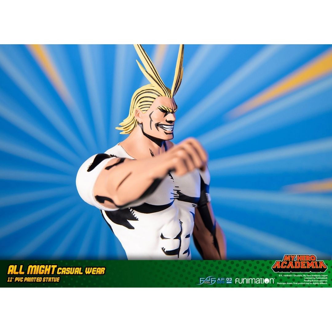 My Hero Academia: All Might Casual Wear PVC Statue by First4 Figures -First 4 Figures - India - www.superherotoystore.com