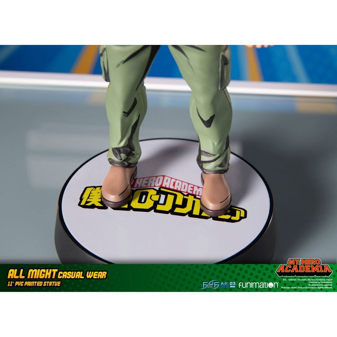 My Hero Academia: All Might Casual Wear PVC Statue by First4 Figures -First 4 Figures - India - www.superherotoystore.com