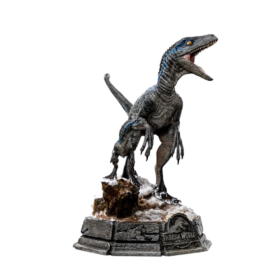 Blue and Beta Jurassic World Dominion Deluxe Art Scale 1/10 Statue by Iron Studios -Iron Studios - India - www.superherotoystore.com