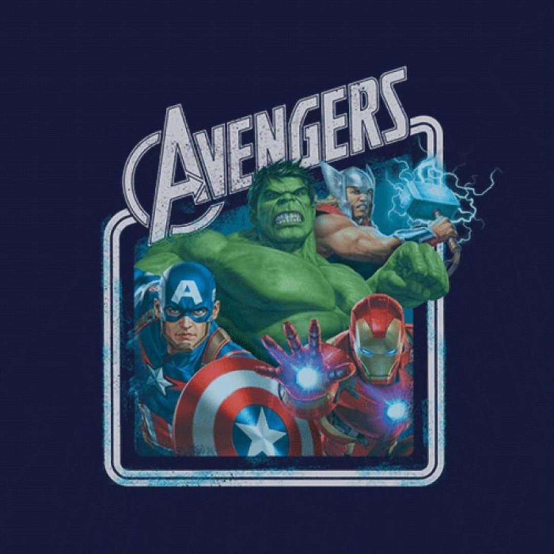 Retro avengers sales t shirt