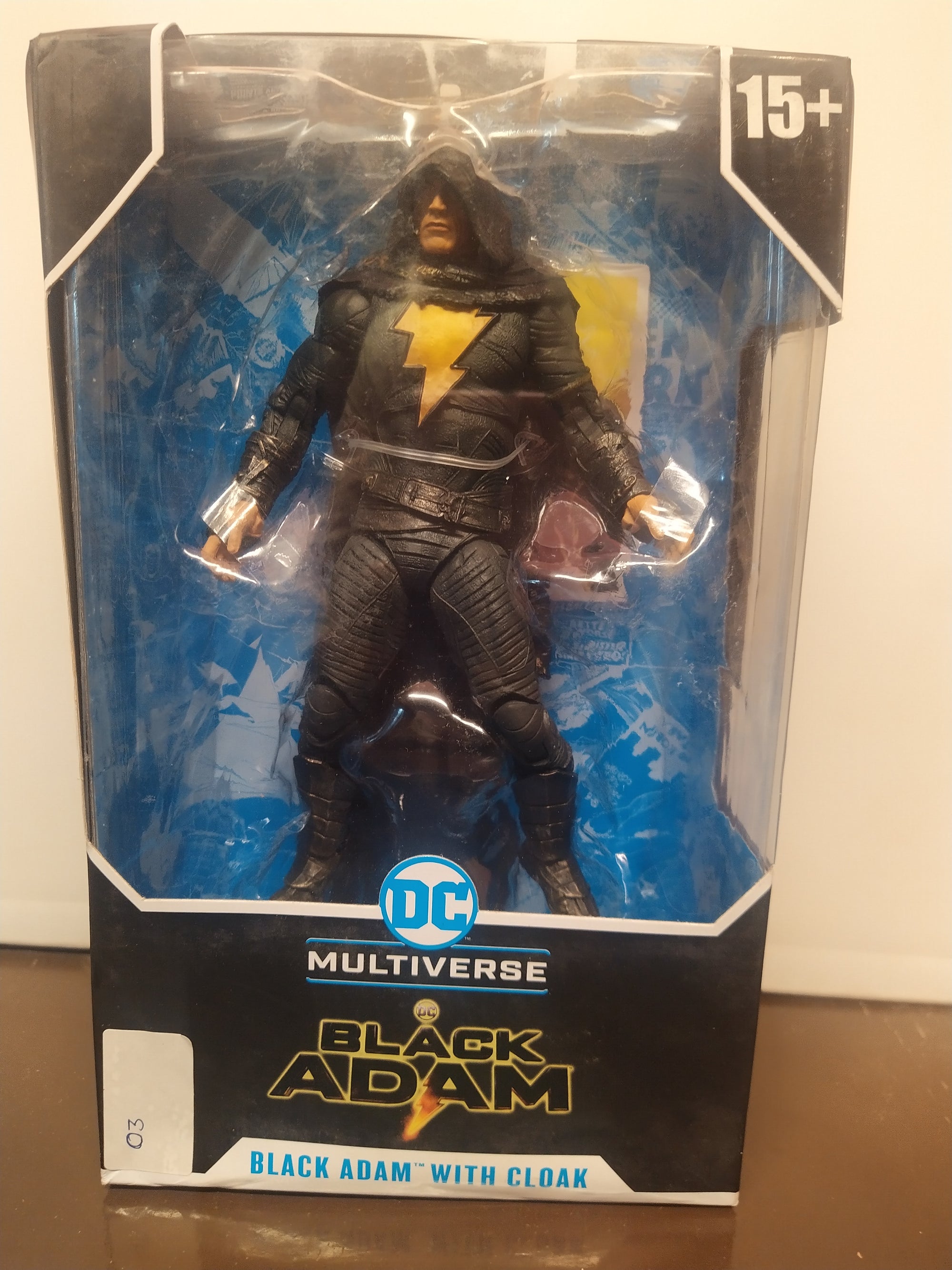 Black Adam w/Ancient Cloak Costume (Black Adam Movie) 7" Figure by Mcfarlane Toys (Damaged Box) -Superherotoystore.com - India - www.superherotoystore.com