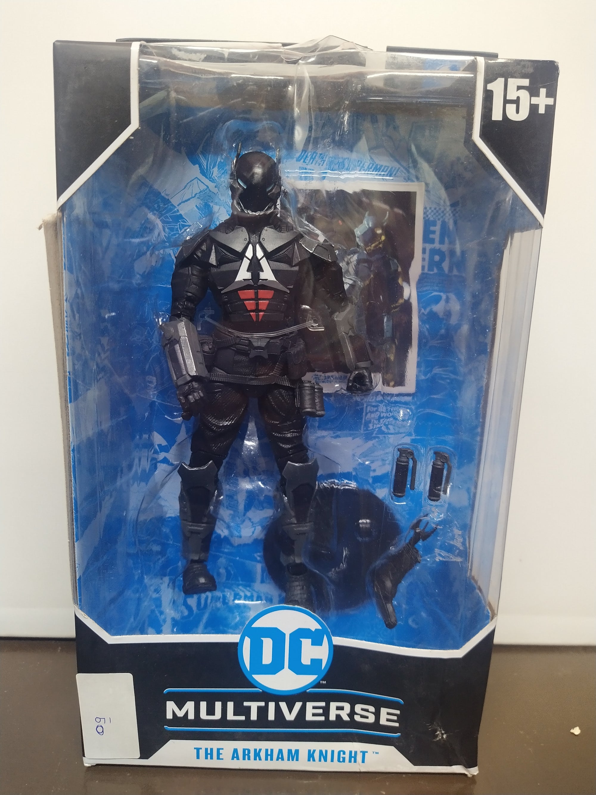 DC Comics Arkham Knight Figure By Mcfarlane Toys (Damaged Box) -Superherotoystore.com - India - www.superherotoystore.com