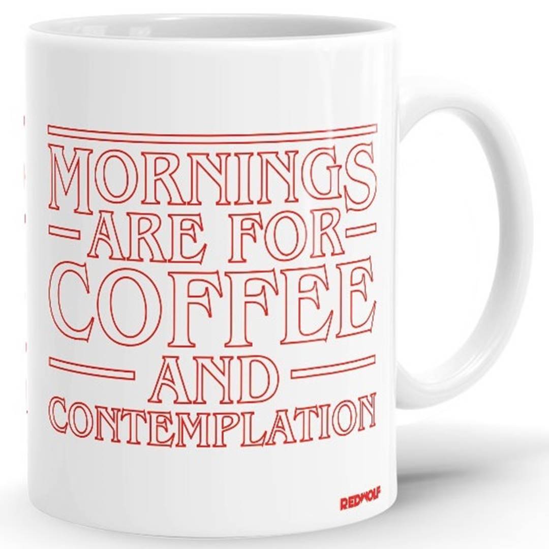 Strange Contemplations - Coffee Mug -Redwolf - India - www.superherotoystore.com