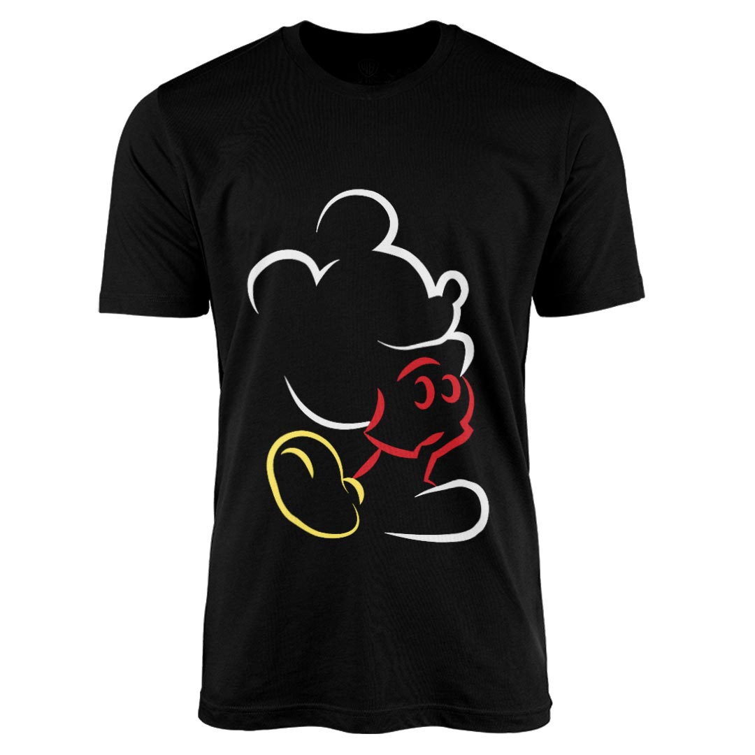 mickey mouse silhouette shirt