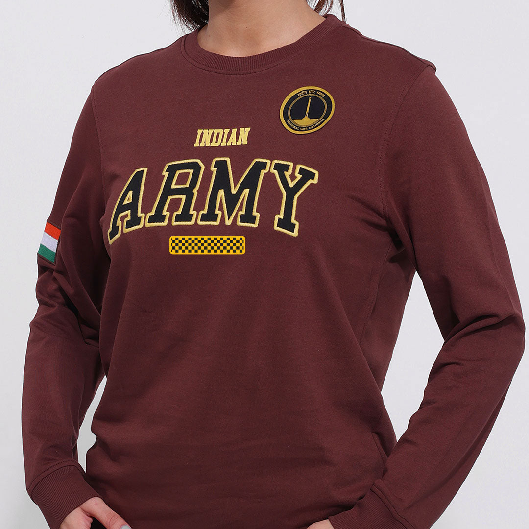 The Classic Indian Army Unisex Sweatshirt -A47 - India - www.superherotoystore.com